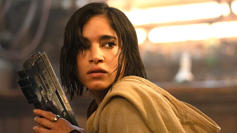 REBEL MOON. Sofia Boutella stars as Kora, the reluctant hero from a peaceful colony who is about to find she's her people's last hope, in Zack Snyder's REBEL MOON. Cr. Clay Enos/Netflix © 2023