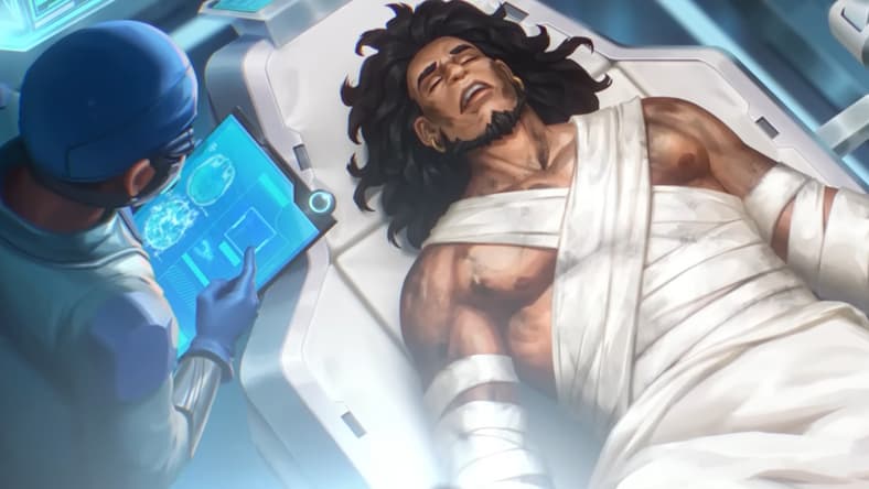 Mauga (John Tui) finds himself near death in Overwatch 2 (2022), Activision Blizzard