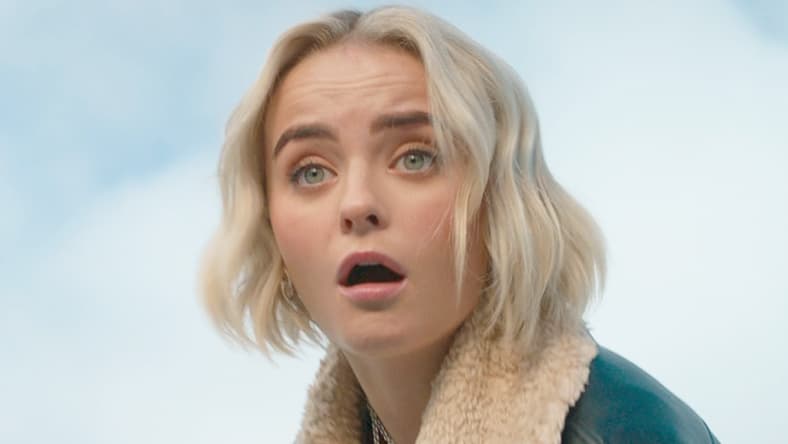 Ruby (Millie Gibson) discovers a pair of goblins attempting to kidnap baby Lulubelle in Doctor Who Series 14 Episode 0 "The Church On Ruby Road" (2023), BBC