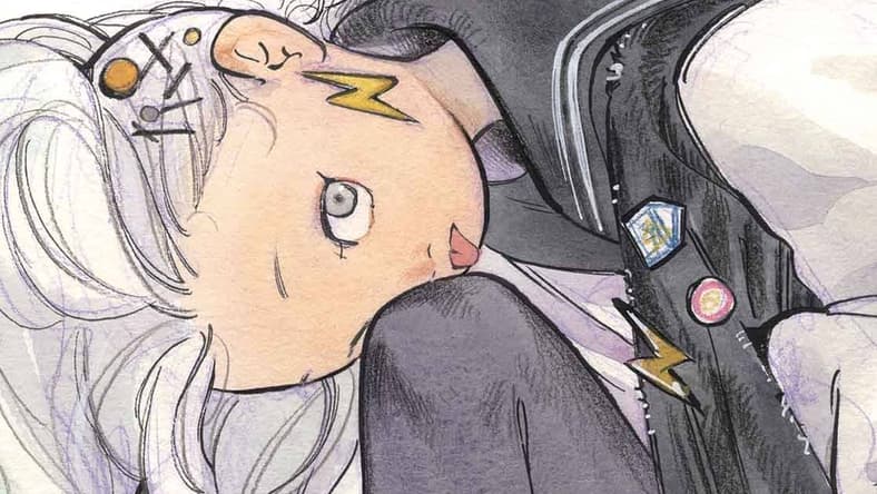 Maystorm wears a cute expression on Peach Momoko's cover to Ultimate X-Men Vol. 2 #2 (2024), Marvel Comics