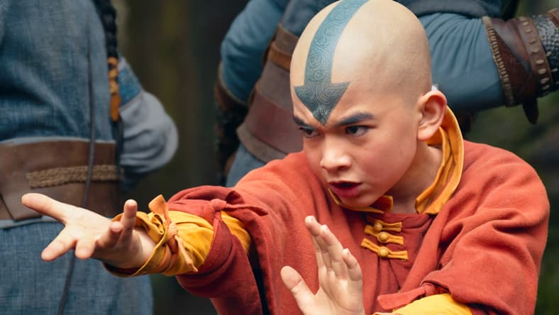 The Gaang takes on all challengers in Season 1 of Avatar: The Last Airbender. Cr. Courtesy of Netflix © 2023
