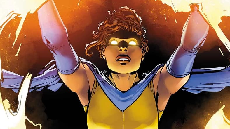 Mallory Gibbs unleashes the power of a million exploding suns on Giuseppe Camuncoli's variant cover to Sentry Vol. 4 #3 "Legacy: Part III" (2024), Marvel Comics