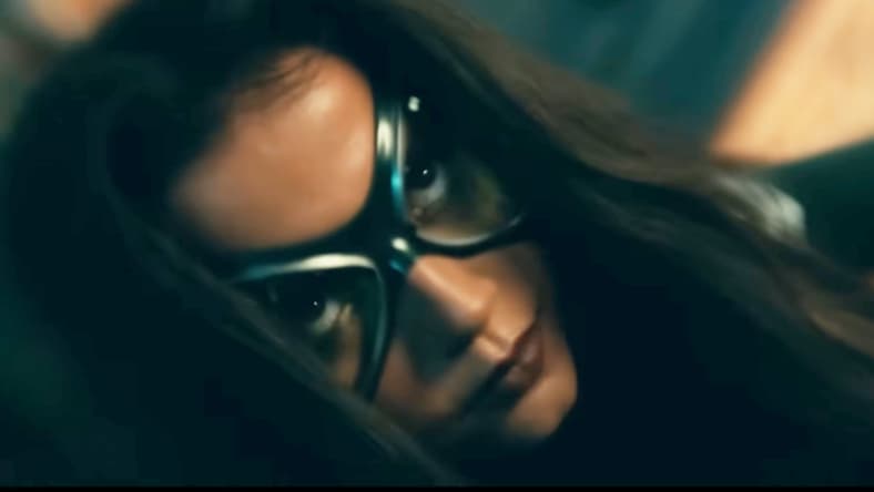 Anya Corazon (Isabela Merced) plays a role in the downfall of Ezekiel (Tahar Rahim) in Madame Web (2024), Sony Pictures