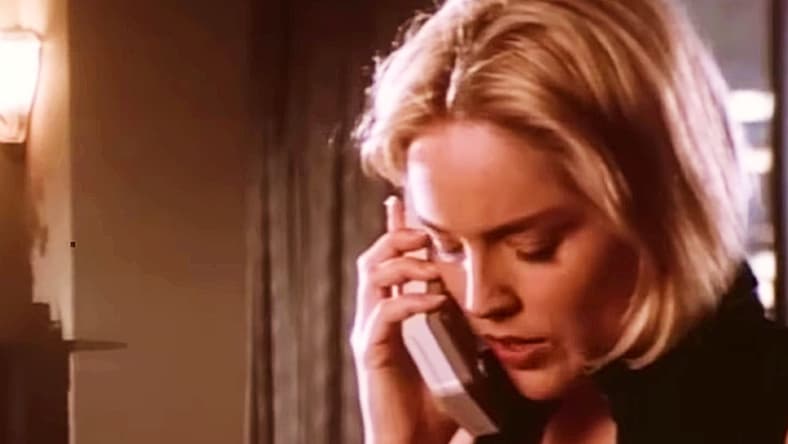 Stone on the phone