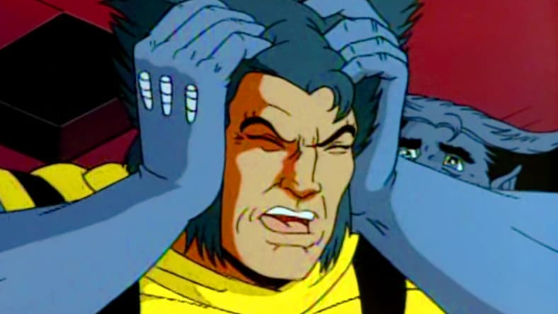 Wolverine (Cal Dodds) has a painful flashback in X-Men: The Animated Series Season 4 Episode 16 "Weapon X, Lies, and Video Tapes" (1996), Marvel Entertainment