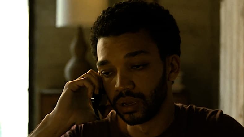 Justice Smith as Aren in The American Society of Magical Negroes (2024), Focus Features