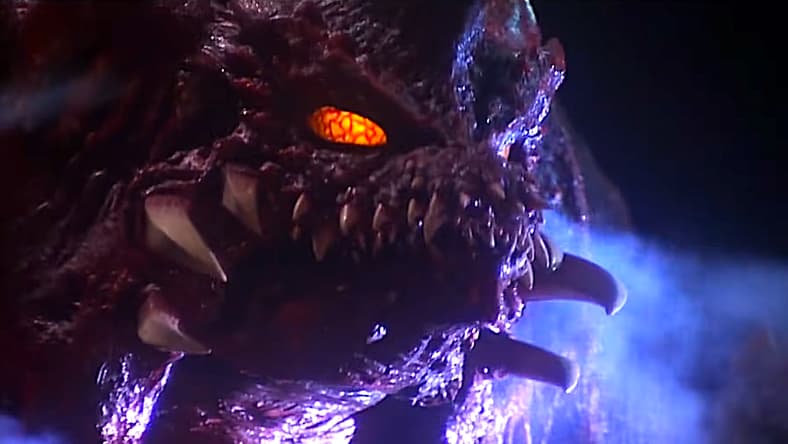 Destoroyah blows off some steam in Godzilla vs. Destoroyah (1995), Toho Co. Ltd.