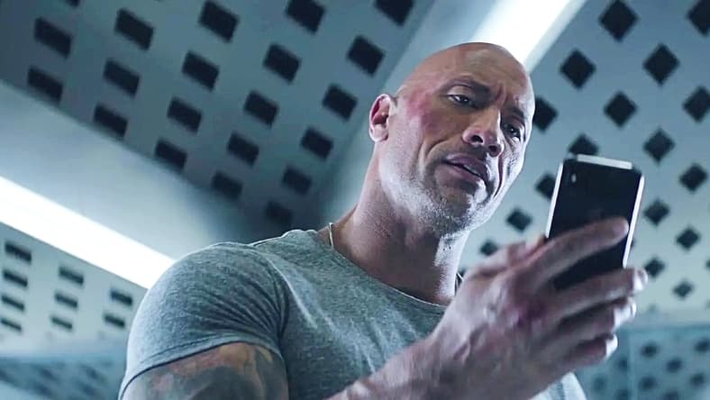 Lucas Hobbs (Dwayne 'The Rock' Johnson) answers the call in Fast & Furious Presents: Hobbs & Shaw (2019), Universal Pictures