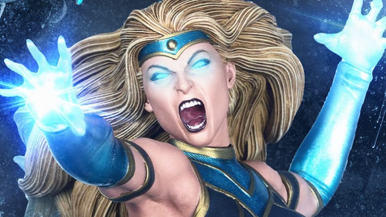 Yaira unleashes her wrath in Marcos Rios and Caanan White's statue of Yaira (2024), Rippaverse x McFarlane Toys