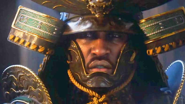 Yasuke (TBA) surprises a foe from the shadows in Assassin's Creed Shadows (2024), Ubisoft
