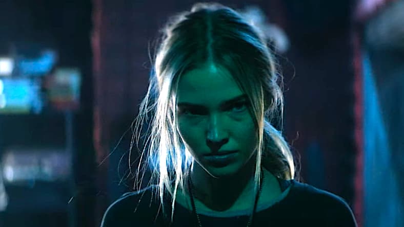 Sasha Luss as Hana in Latency (2024), Lionsgate