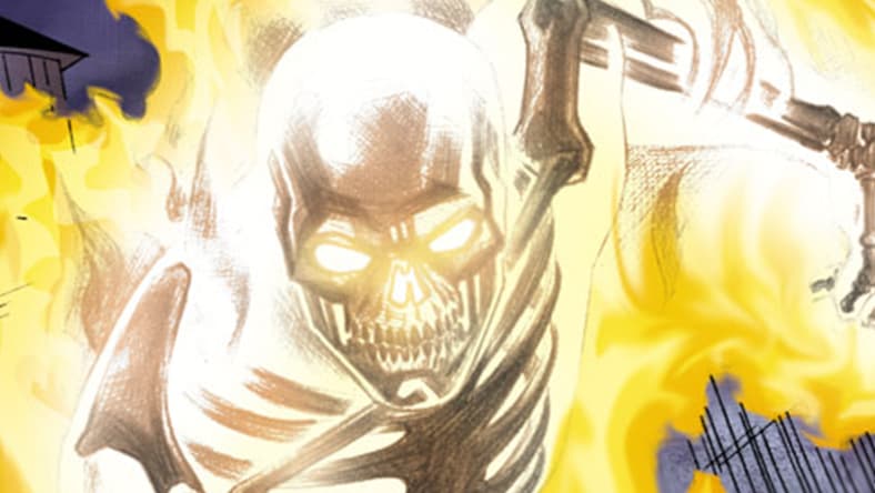 Doctor Phosphorous has no time for The Dark Knight in Detective Comics Vol. 1 #825 "The Return of Doctor Phosphorous" (2007), DC. Words by Royal McGraw, art by Marcos Marz, Luciana del Negro, John Kalisz, and Jared K. Fletcher.