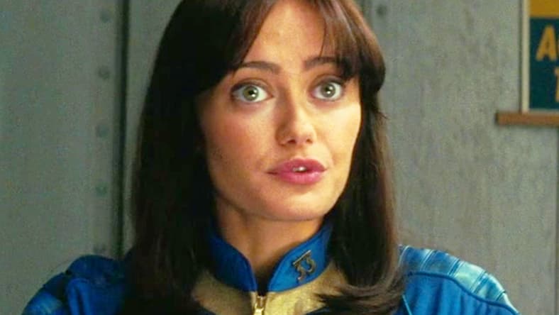 Lucy (Ella Purnell) applies to leave her Vault in Fallout Season 1 Episode 1 "The End", Amazon Prime Studios