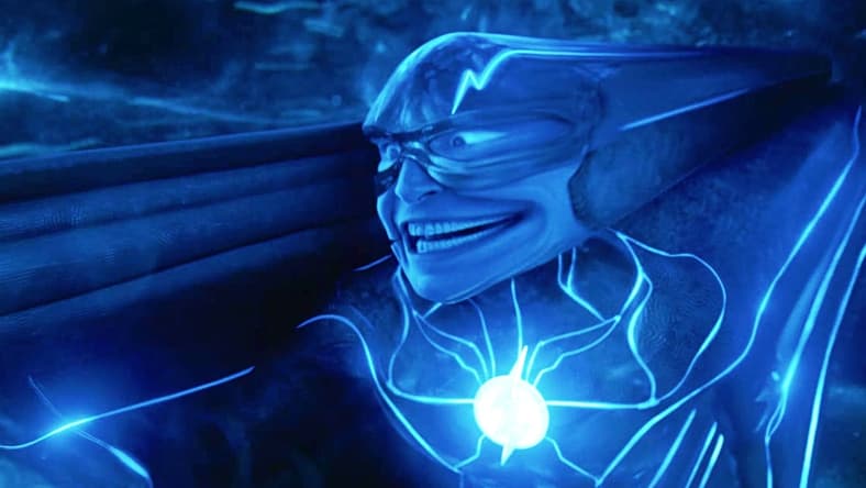 A distortion in the time stream overtakes Barry in The Flash (2023), Warner Bros. Pictures