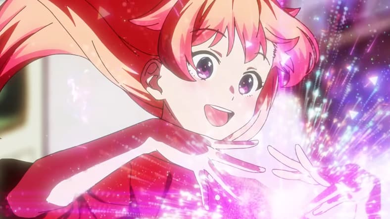 Nico Wakatsuki (Rina Kawaguchi) works her magic in Witch Watch (2025), Bibury Animation Studios