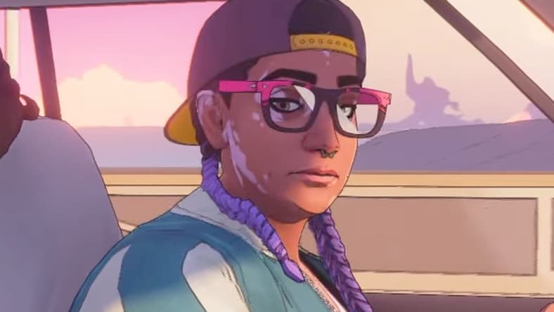 Sai (Safiyya Inga) is going through a mood in Dustborn (2024), Red Thread Games