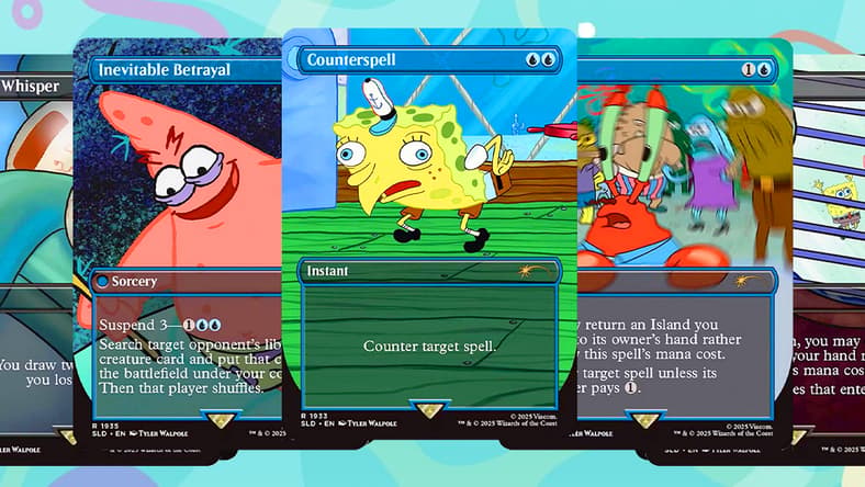 Magic: The Gathering' X 'SpongeBob SquarePants' Secret Lair Drop
