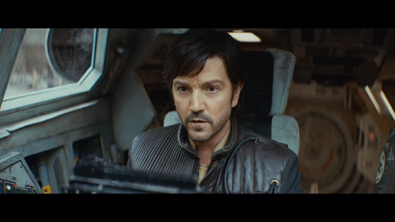 Cassian Andor (Diego Luna) takes off on what would end up being his last ever mission in Andor Season 2 Episode 12 "Jedha, Kyber, Erso" (2025), Lucasfilm