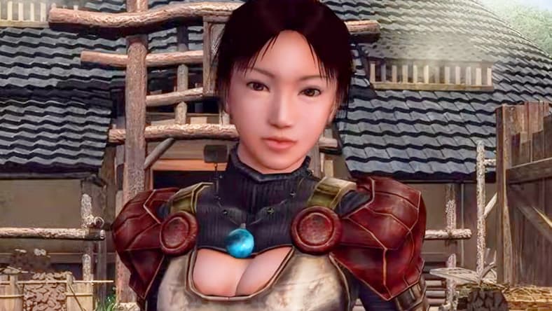 Oyu (Yoko Somi) introduces herself in Onimusha 2: Samurai's Destiny Remaster (2025), Capcom