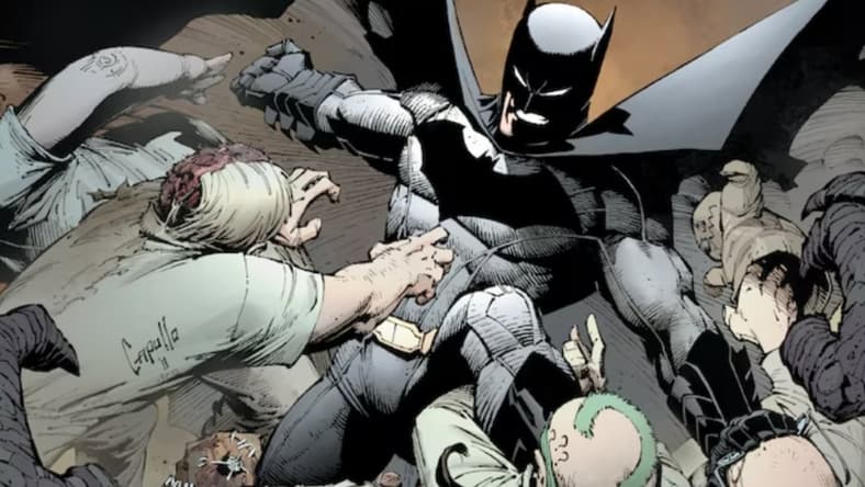Batman fighting the Court of Owls in Batman: The Court of Owls Saga-DC Compact Edition (2024), DC Comics