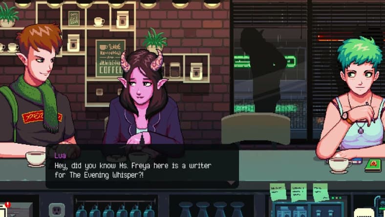 Best Cozy Games on Steam Coffee Talk (2020) Toge Productions, Screenshot via Steam