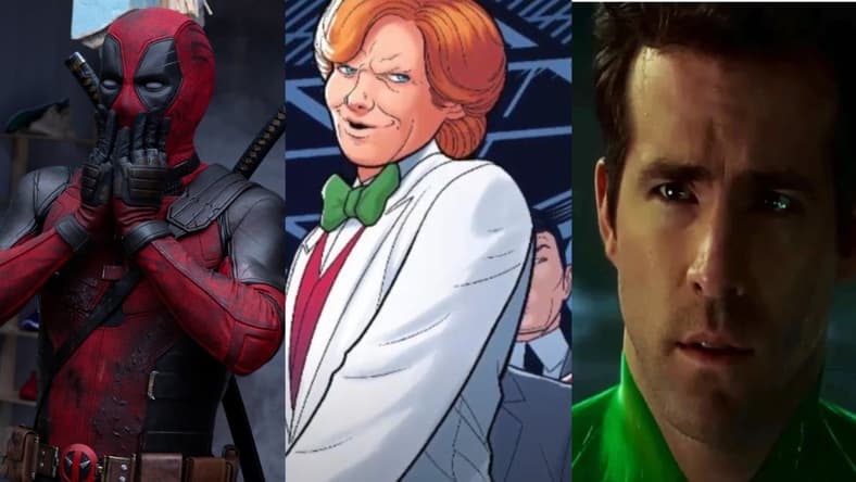 Ryan Reynolds as Deadpool in Deadpool & Wolverine (2024): Arcade and his minions, Screenshot, Via Comic Drake Youtube: Hal (Ryan Reynolds) has to deal with Sinestro (Mark Strong) in Green Lantern (2011), Warner Bros. Pictures/ screenshots