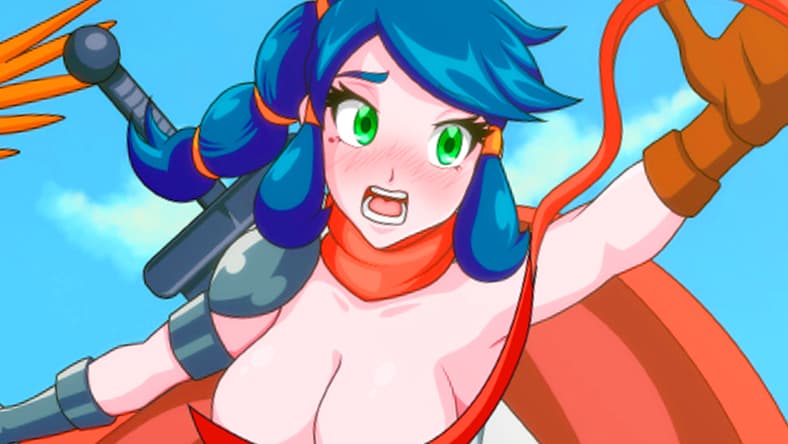 Lucia experiences a wardrobe malfunction in Heavy Hearts (2025), Galewind Games
