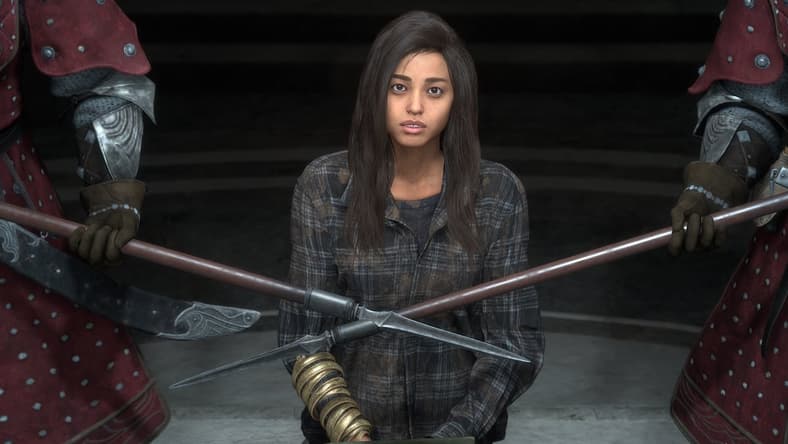 Freya (Ella Balinska) is brought before the court of the Tantas upon her arrival to Athia in Forspoken (2023), Square Enix