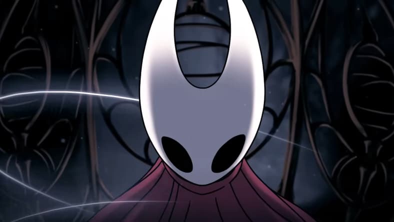 Hornet breaks out of her cage using her silk threads in Hollow Knight: Silksong (TBA), Team Cherry