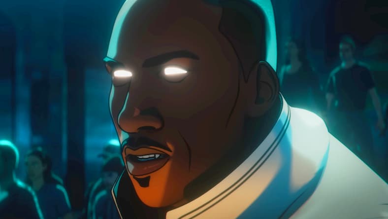 Blade (Todd Williams) has a bad feeling about the team's current circumstances in Marvel Zombies (2025), Marvel Entertainment / Disney Plus