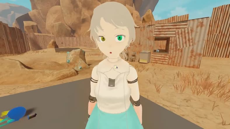 The robot is surprised about its new appearance in MyRobot (2026), sgthale