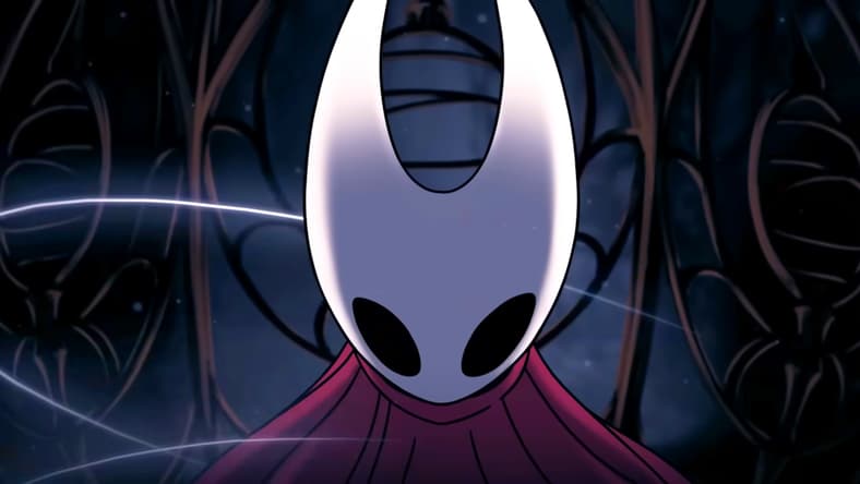 Hornet moments before breaking out of cage in Hollow Knight: Silksong (2025), Team Cherry