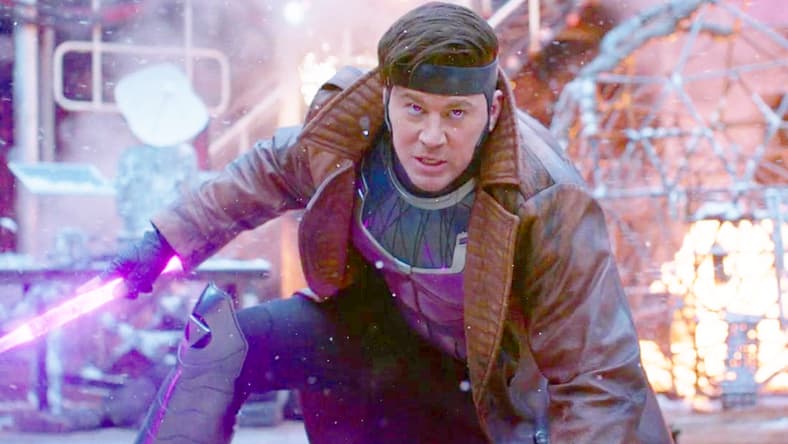 Gambit (Channing Tatum) makes quick work of the Void's more criminal residents in Deadpool & Wolverine (2024), Marvel Entertainment