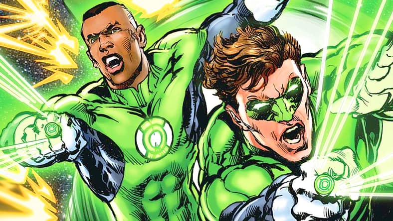 Hal Jordan and John Stewart unleash their power on Neal Adams' variant cover to Green Lantern 80th Anniversary 100-Page Super Spectacular Vol. 1 #1 (2020), DC