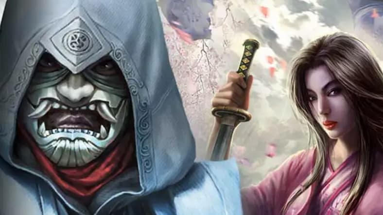 Hattori Hanzō sets his sights on Mochizuki Chiyome in Assassin's Creed: Memories (2015), Ubisoft