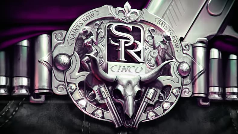 The Saints Row belt buckle in Saints Row (Unreleased Alpha Build), Deep Silver Volition