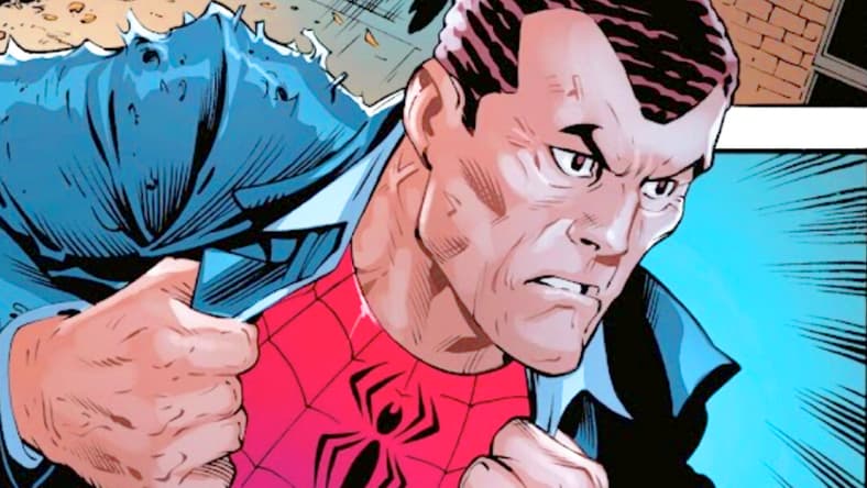 Norman Osborn readies himself for a go as the titular hero in Amazing Spider-Man Vol. 7 #15 (2025), Marvel Comics. Words by Joe Kelly, art by Ed McGuinness, Todd Nauck, Mark Farmer, Wade von Grawbadger, Marcio Menyz, and Erick Arciniega.