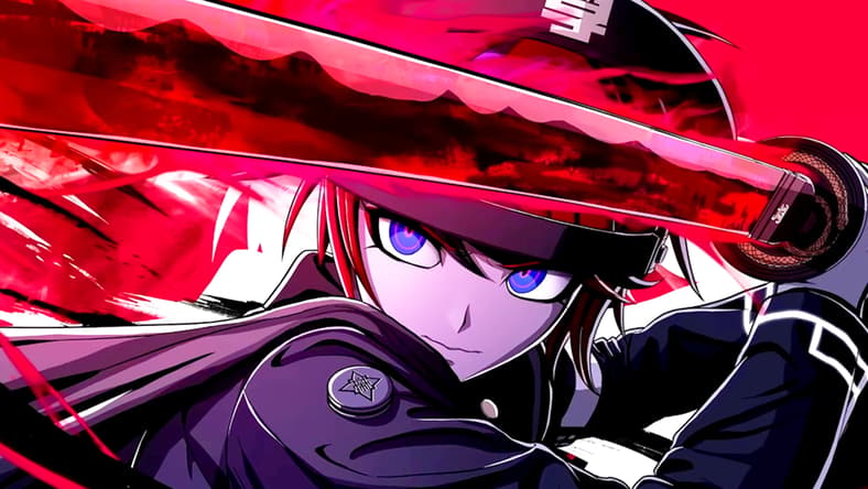 Takumi Sumino (Taihi Kimura) draws his sword in The Hundred Line -Last Defense Academy- (2025), Too Kyo Games