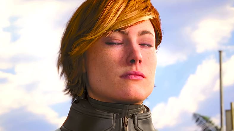 Joanna Dark (unvoiced) expresses her emotions in Perfect Dark (cancelled), Xbox Game Studios