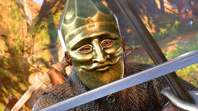Henry (Tom McKay) clashes with a Cuman attacker in Kingdom Come: Deliverance II (2025), Warhorse
