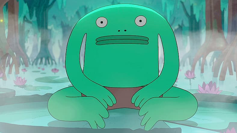 Mr. Frog wonders where it all went wrong in Smiling Friends Season 3 Episode 2 (2025), Adult Swim