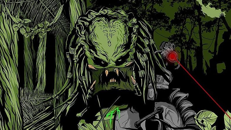 An artistic rendering of a Predator