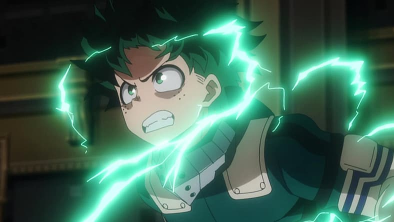 Deku prepares to unleash his true power in My Hero Academia: World Heroes' Mission (2021), Bones