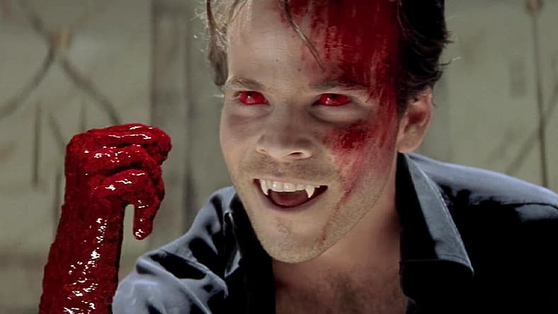 Deacon Frost (Stephen Dorff) attains the power of La Magra in Blade (1998), Marvel Entertainment