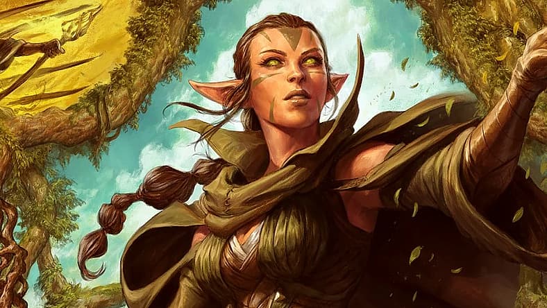 Nissa of Shadowed Boughs via Card #283, Zendikar Rising (2020), Wizards of the Coast