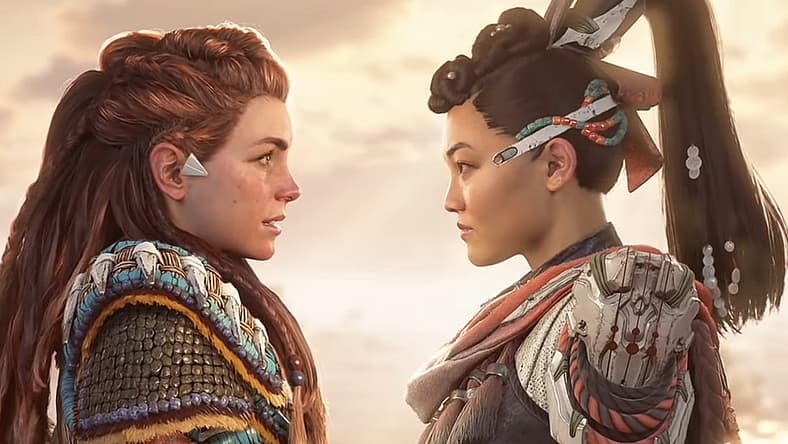 Aloy confronts her feelings for Seyka in Horizon Forbidden West: Burning Shores (2023), Guerilla