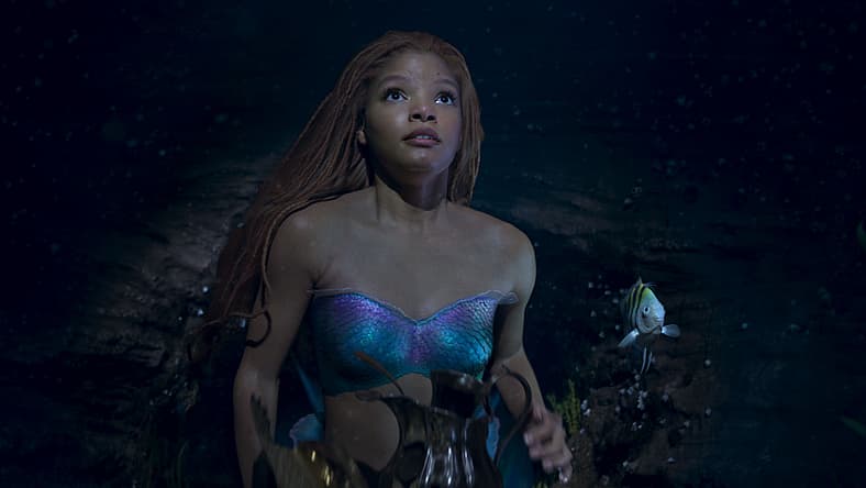 Halle Bailey as Ariel in Disney's live-action The Little Mermaid (2023)