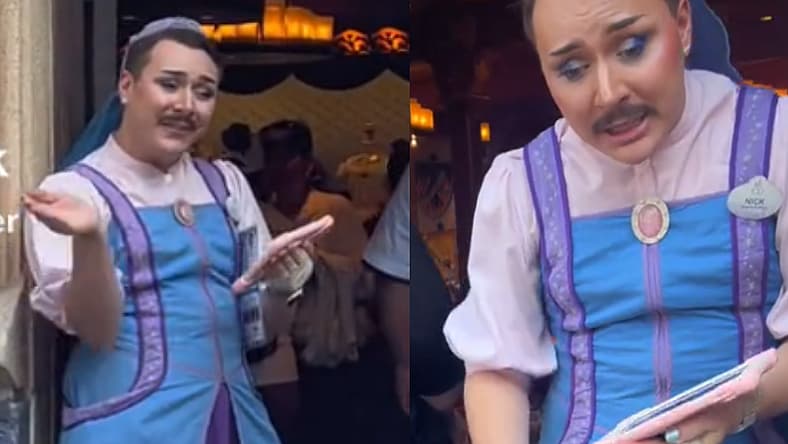 Disneyland Cast Member Appears To Dress In Drag To Greet Children At The Bibbidi Bobbidi Boutique