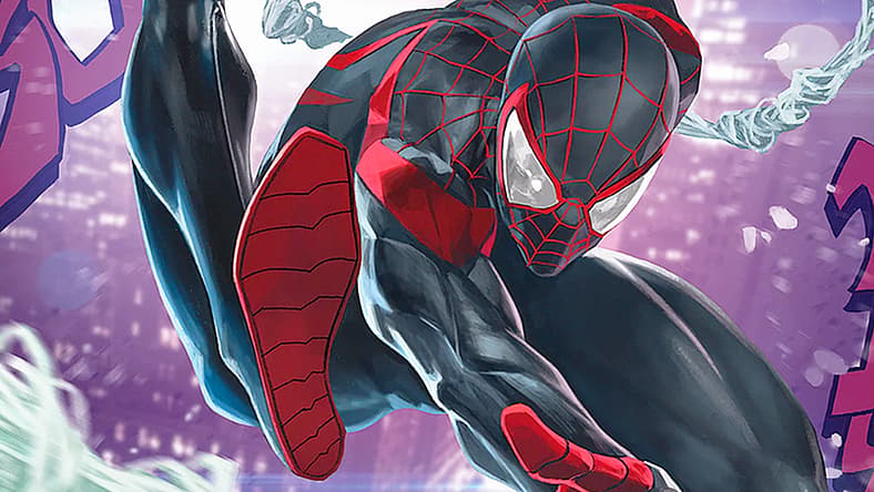 Miles Morales hits streets on variant cover for Miles Morales: Spider-Man Vol. 1 #19 (2020), Marvel