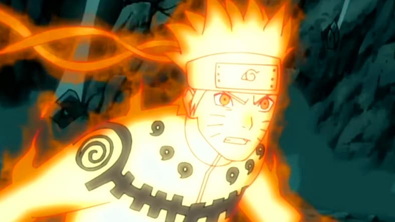 Naruto embraces Nine-Tailed Fox form in Naruto 20th Anniversary PV (2023), Studio Pierrot